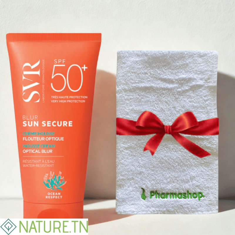 SVR SUN SECURE BLUR SPF50+ 50ML+SERVIETTE PHARMASHOP (OFFERTE) 1
