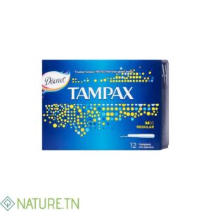 TAMPAX TAMPONS REGULAR 12 PIECES