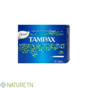 TAMPAX TAMPONS SUPER 12 PIECES
