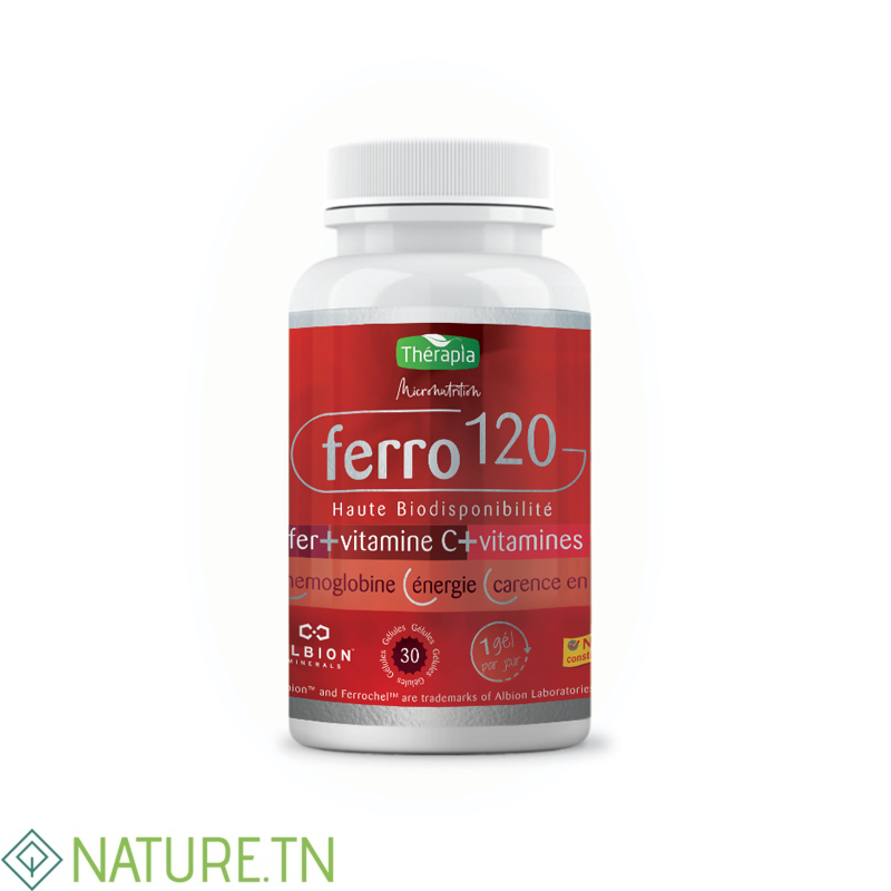 THERAPIA FERRO 120 30 GELULES 3 THERAPIA FERRO 120 30 GELULES
