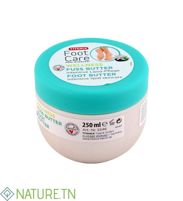 TITANIA FOOT CARE BEURRE POUR PIEDS 250 ML 3 TITANIA FOOT CARE BEURRE POUR PIEDS 250 ML
