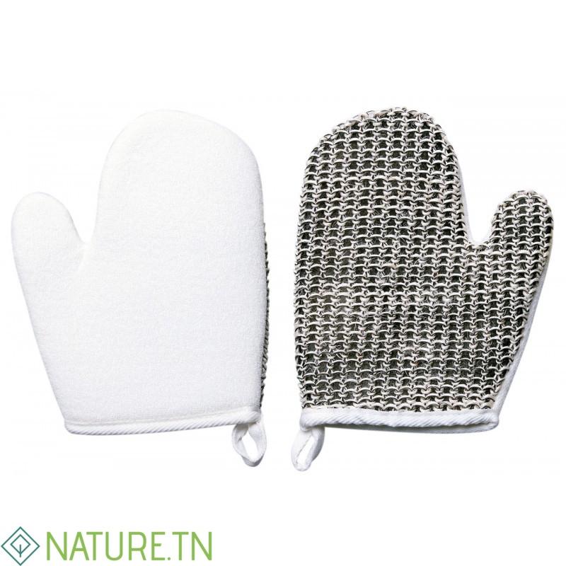 TITANIA GANT DE MASSAGE EN CHANVRE TERRY BEIGE 7703 3 TITANIA GANT DE MASSAGE EN CHANVRE TERRY BEIGE 7703