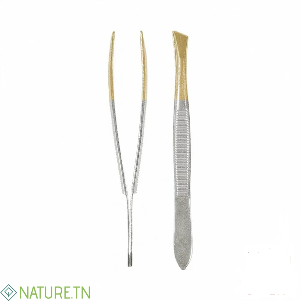 TITANIA PINCE A EPILER INCLINEE A BOUT DORE 1060/GB 3 TITANIA PINCE A EPILER INCLINEE A BOUT DORE 1060/GB