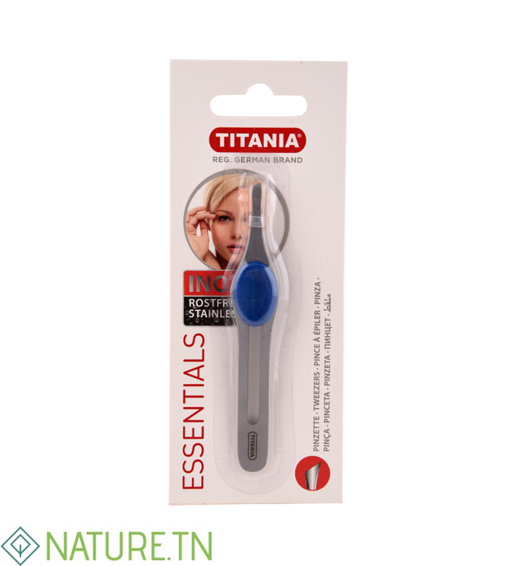 TITANIA PINCE À ÉPILER INOX 1090/60B 1