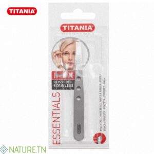 TITANIA PINCE A EPILER INOX 1090/61B