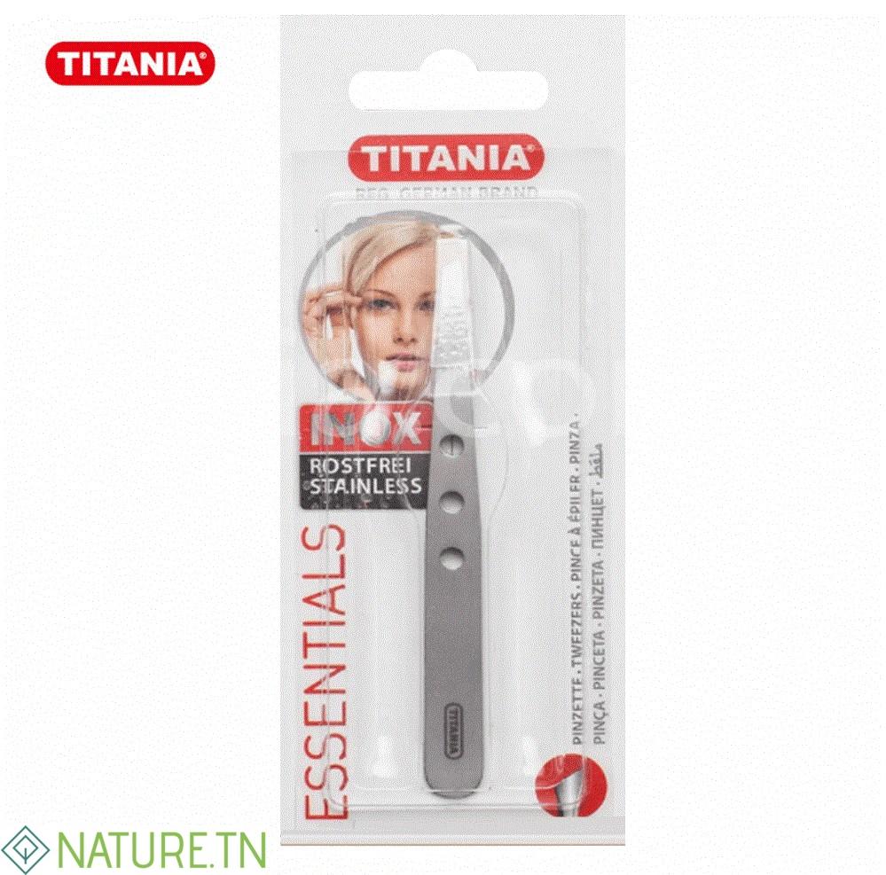 TITANIA PINCE A EPILER INOX 1090/61B 3 TITANIA PINCE A EPILER INOX 1090/61B
