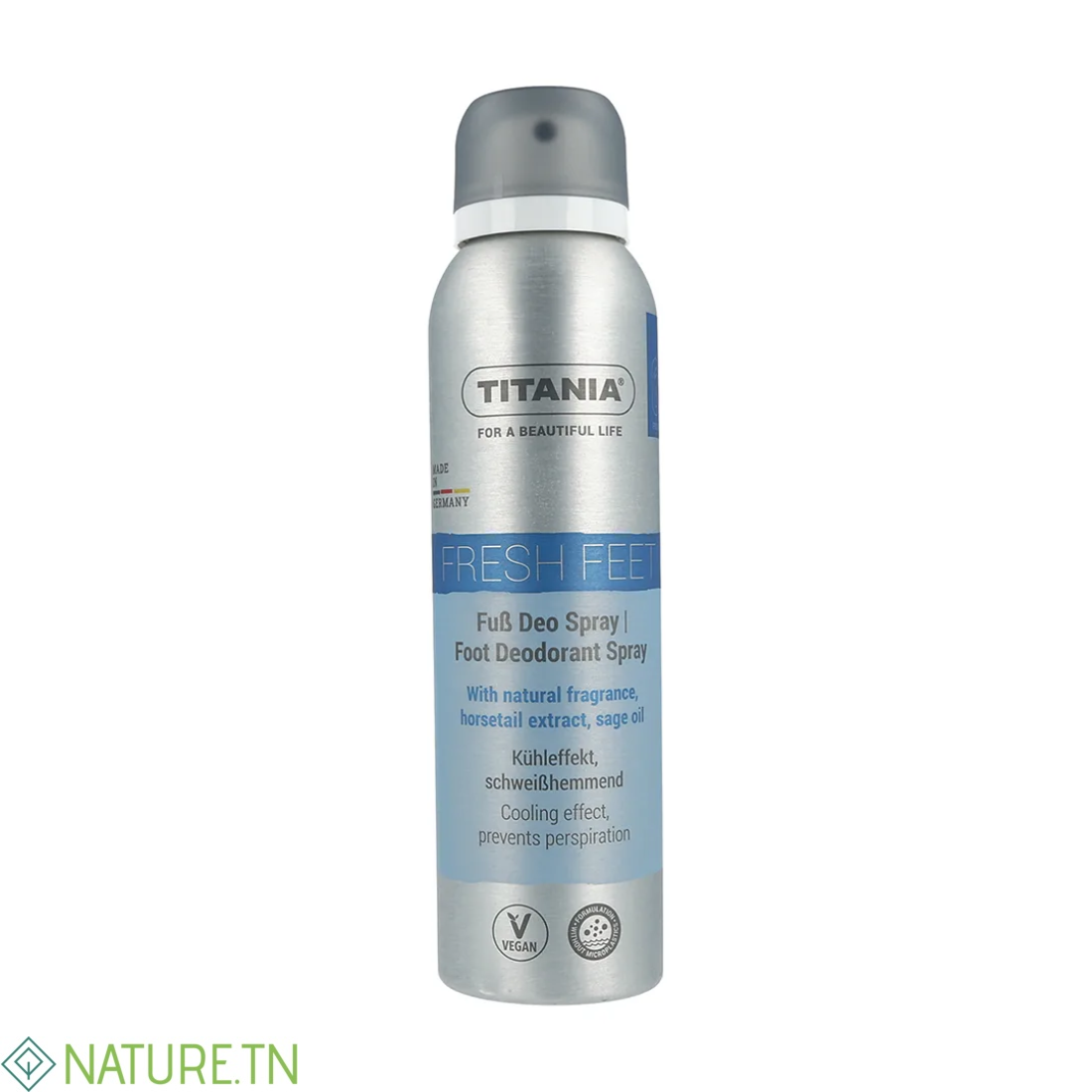 TITANIA SPRAY DEODORANT POUR PIEDS 150ML 3 TITANIA SPRAY DEODORANT POUR PIEDS 150ML