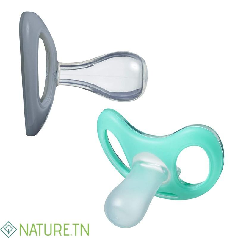 TOMMEE TIPPEE ADVANCED 2 SUCETTES SENSIBLE EN SILICONE 6-18M 1