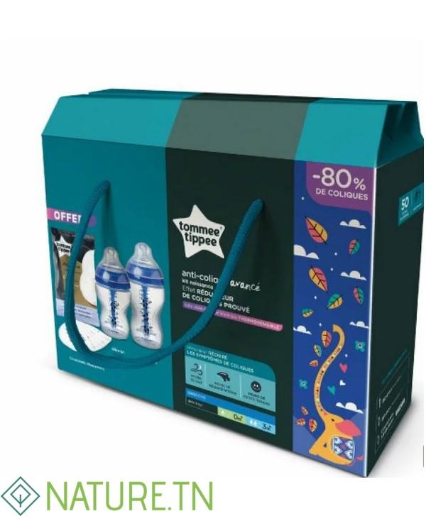TOMMEE TIPPEE ADVANCED ANTI-COLIQUE KIT NAISSANCE BLEU PANDA 3 TOMMEE TIPPEE ADVANCED ANTI-COLIQUE KIT NAISSANCE BLEU PANDA