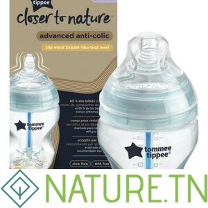 TOMMEE TIPPEE BIBERON ADVANCED ANTI-COLIQUE TURQUOISE 0M+ 260ML