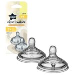 TOMMEE TIPPEE CLOSER TO NATURE 2 TETINES DEBIT MOYEN 3M+