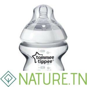 TOMMEE TIPPEE CLOSER TO NATURE BIBERON BLANC 0M+ 150ML