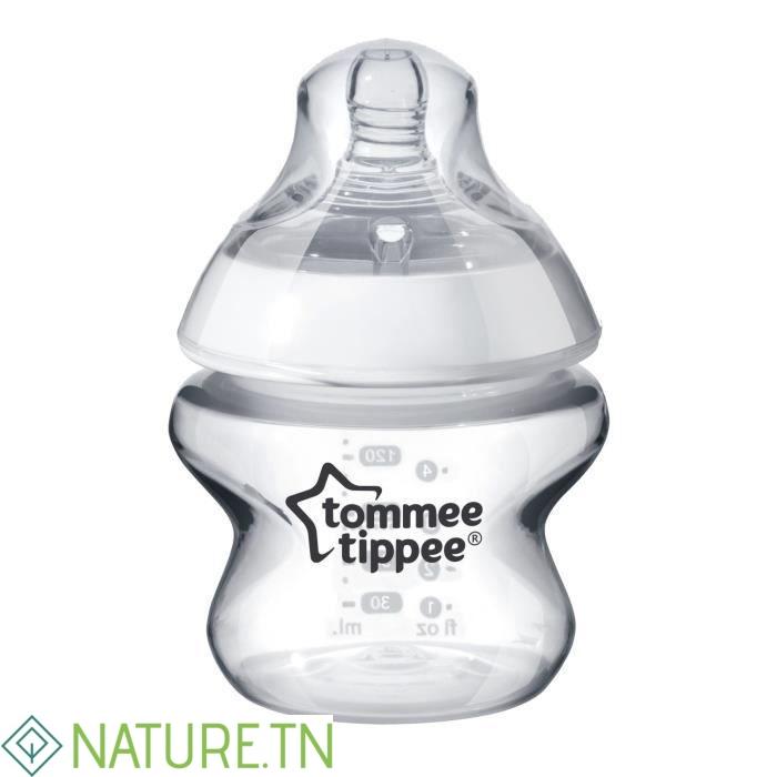 TOMMEE TIPPEE CLOSER TO NATURE BIBERON BLANC 0M+ 150ML 3 TOMMEE TIPPEE CLOSER TO NATURE BIBERON BLANC 0M+ 150ML
