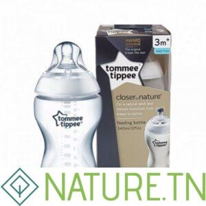 TOMMEE TIPPEE CLOSER TO NATURE BIBERON BLANC 3M+ 340ML