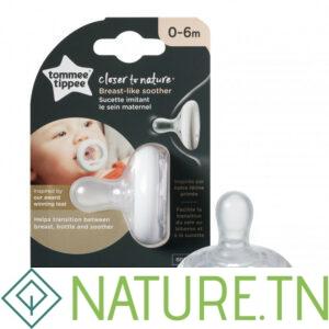 TOMMEE TIPPEE CLOSER TO NATURE SUCETTE BREAST-LIKE 0-6M