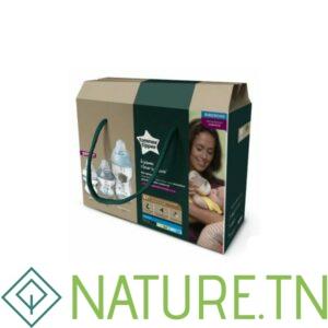 TOMMEE TIPPEE KIT NAISSANCE LE BIBERON CLOSER TO NATURE 0M+ HIBOU GRIS