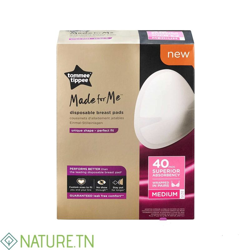 TOMMEE TIPPEE MADE FOR ME COUSSINETS D'ALLAITEMENT *40 2