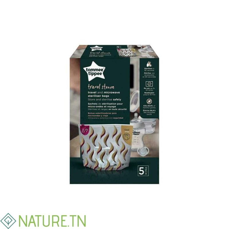 TOMMEE TIPPEE SACS DE STERILISATION VOYAGE *5 SACS 1 TOMMEE TIPPEE SACS DE STERILISATION VOYAGE *5 SACS 1