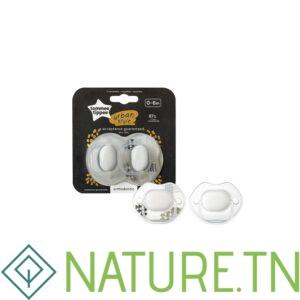TOMMEE TIPPEE URBAN STYLE 2 SUCETTES 0-6M