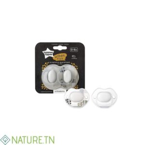 TOMMEE TIPPEE URBAN STYLE 2 SUCETTES 0-6M