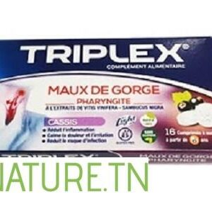 TRIPLEX MAUX DE GORGE CASSIS 16 COMPRIMES