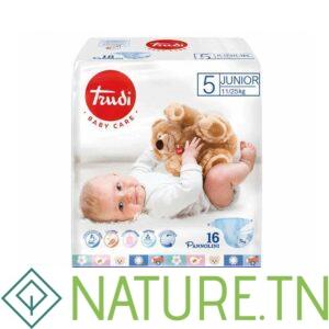 TRUDI BABY COUCHE JUNIOR 11/25KG TAILLE 5 BOITE 16