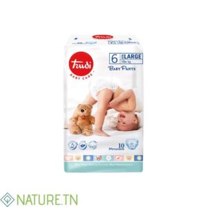 TRUDI BABY PANTS EXTRA LARGE 15+ KG TAILLE 6 BOITE DE 10
