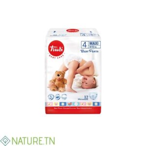 TRUDI BABY PANTS MAXI 8/15KG TAILLE 4 BOITE DE 12
