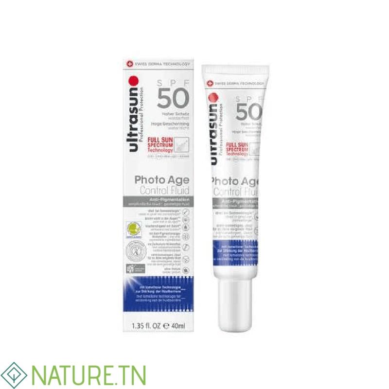 ULTRASUN PHOTO AGE ANTI PIGMENTATION FLUID SPF 50 40ML 2 ULTRASUN PHOTO AGE ANTI PIGMENTATION FLUID SPF 50 40ML 2