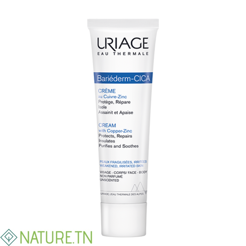 URIAGE BARIEDERM CICA CREME AU CUIVRE ZINC 100ML 2 URIAGE BARIEDERM CICA CREME AU CUIVRE ZINC 100ML 2