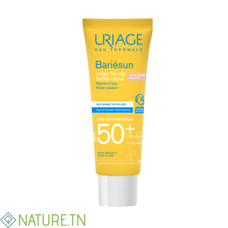 URIAGE BARIESUN CREME SOLAIRE TEINTEE CLAIRE SPF50+ 50ML 1 URIAGE BARIESUN CREME SOLAIRE TEINTEE CLAIRE SPF50+ 50ML 1