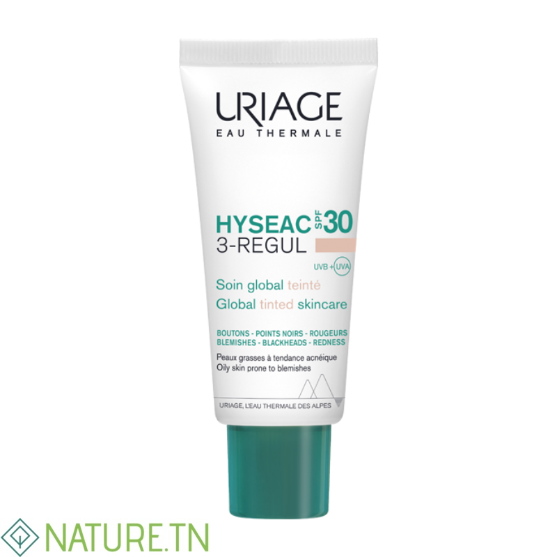 URIAGE HYSEAC 3 REGUL SOIN GLOBAL TEINTE SPF30 40ML 3 URIAGE HYSEAC 3 REGUL SOIN GLOBAL TEINTE SPF30 40ML