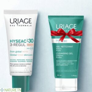 URIAGE HYSEAC 3 REGUL SOIN GLOBAL TEINTE SPF30 40ML+HYSEAC GEL NETTOYANT 50ML (OFFERT)