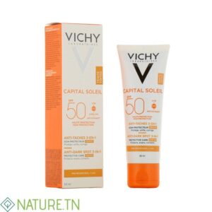 VICHY CAPITAL SOLEIL SOIN ANTI TACHES TEINTEE 3EN1 SPF50 50ML