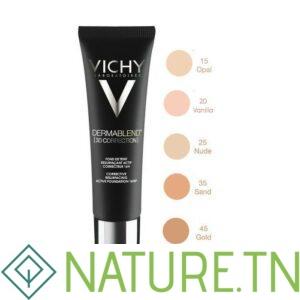VICHY DERMABLEND 3D FOND DE TEINT PEAUX ACNEIQUES SPF25 30ML