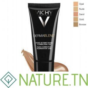 VICHY DERMABLEND FOND DE TEINT FLUID CORRECTEUR 16H TEINTE 35 SAND SPF28 30ML