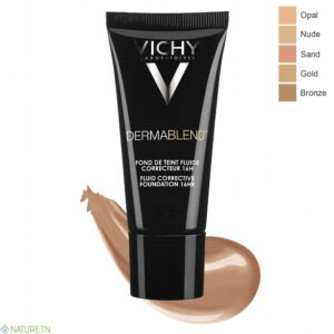 VICHY DERMABLEND FOND DE TEINT FLUIDE CORRECTEUR TEINTE 15 OPAL SPF28 30ML