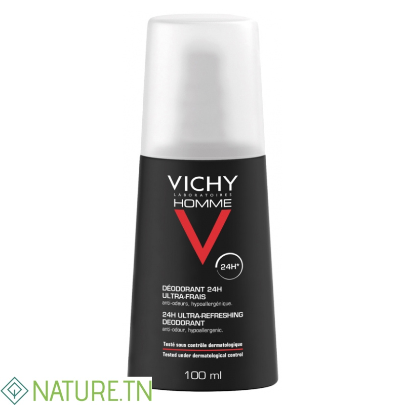 VICHY HOMME DEODORANT ULTRA-FRAIS 24H VAPORISATEUR 100ML 2 VICHY HOMME DEODORANT ULTRA-FRAIS 24H VAPORISATEUR 100ML