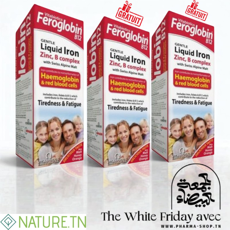 VITABIOTICS CURE FEROGLOBIN B12 GENTLE LIQUID IRON 200ML+ (2 OFFERTS) 1 VITABIOTICS CURE FEROGLOBIN B12 GENTLE LIQUID IRON 200ML+ (2 OFFERTS) 1