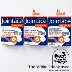 VITABIOTICS JOINTACE ORIGINAL CHONDROÏTINE GLUCOSAMINE 30 COMPRIMES+( 2 BOITES OFFERTS )