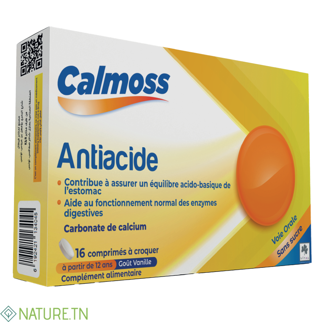 VITAL CALMOSS ANTIACIDE 16 COMPRIMES 1 VITAL CALMOSS ANTIACIDE 16 COMPRIMES 1