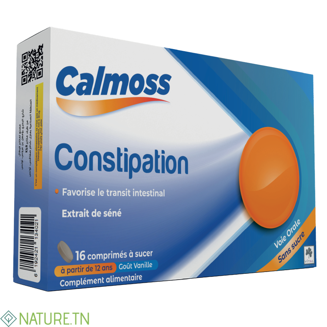 VITAL CALMOSS CONSTIPATION 16 COMPRIMES 3 VITAL CALMOSS CONSTIPATION 16 COMPRIMES