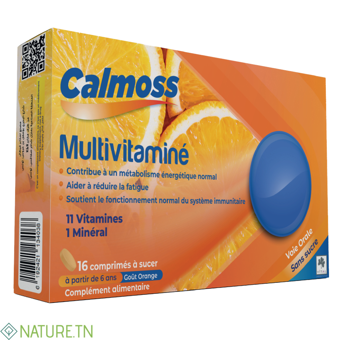 VITAL CALMOSS MULTIVITAMINE 16 COMPRIMES 3 VITAL CALMOSS MULTIVITAMINE 16 COMPRIMES