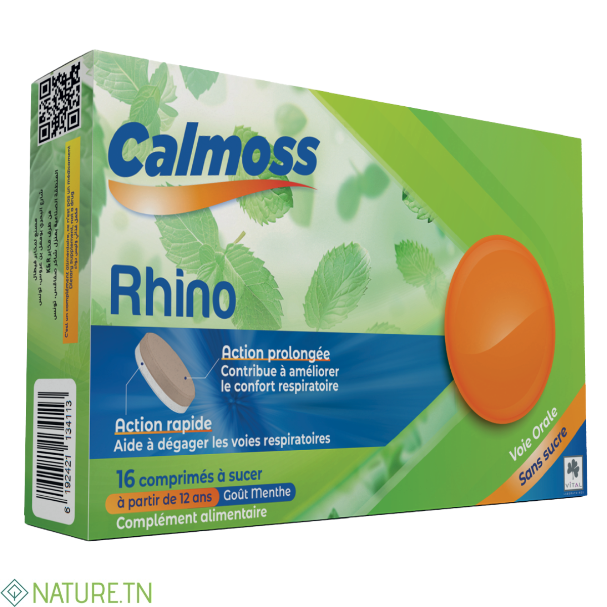 VITAL CALMOSS RHINO 16 COMPRIMES 3 VITAL CALMOSS RHINO 16 COMPRIMES