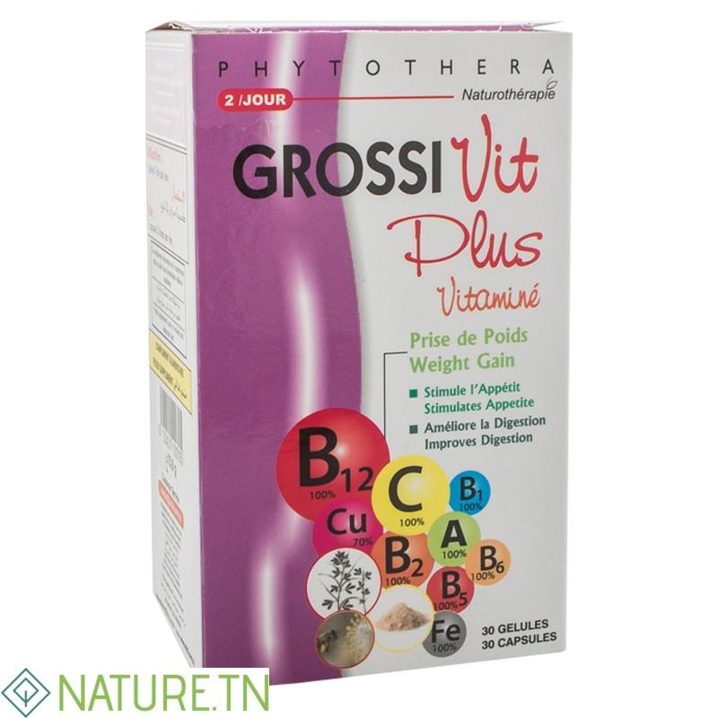 VITAL PHYTOTHERA GROSSIVIT PLUS VITAMINE 45 GELULES 3 VITAL PHYTOTHERA GROSSIVIT PLUS VITAMINE 45 GELULES