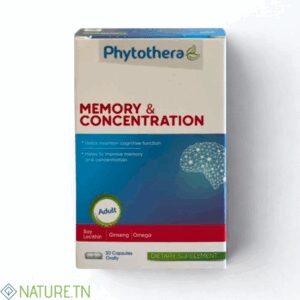 VITAL PHYTOTHERA MEMOIRE & CONCENTRATION 30 GELULES