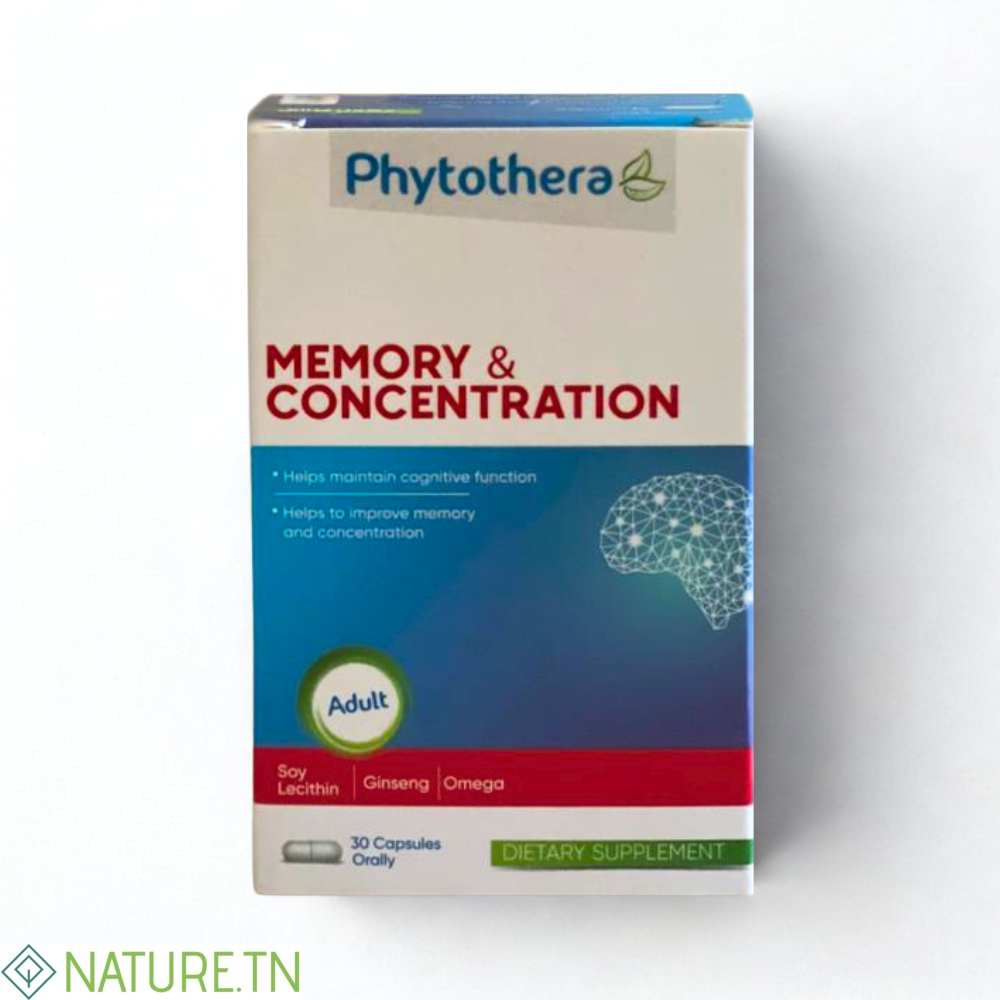 VITAL PHYTOTHERA MEMOIRE & CONCENTRATION 30 GELULES 3 VITAL PHYTOTHERA MEMOIRE & CONCENTRATION 30 GELULES