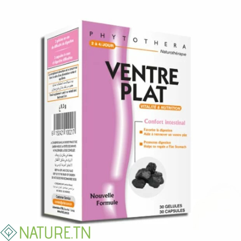 VITAL PHYTOTHERA VENTRE PLAT 30 GELULES 1 VITAL PHYTOTHERA VENTRE PLAT 30 GELULES 1