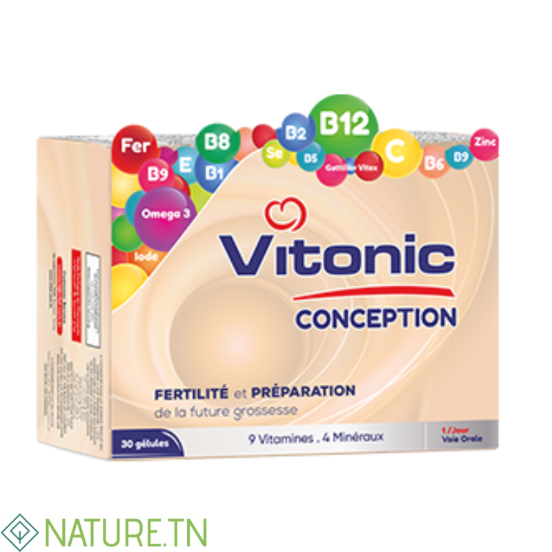VITAL VITONIC CONCEPTION 30 GELULES 3 VITAL VITONIC CONCEPTION 30 GELULES