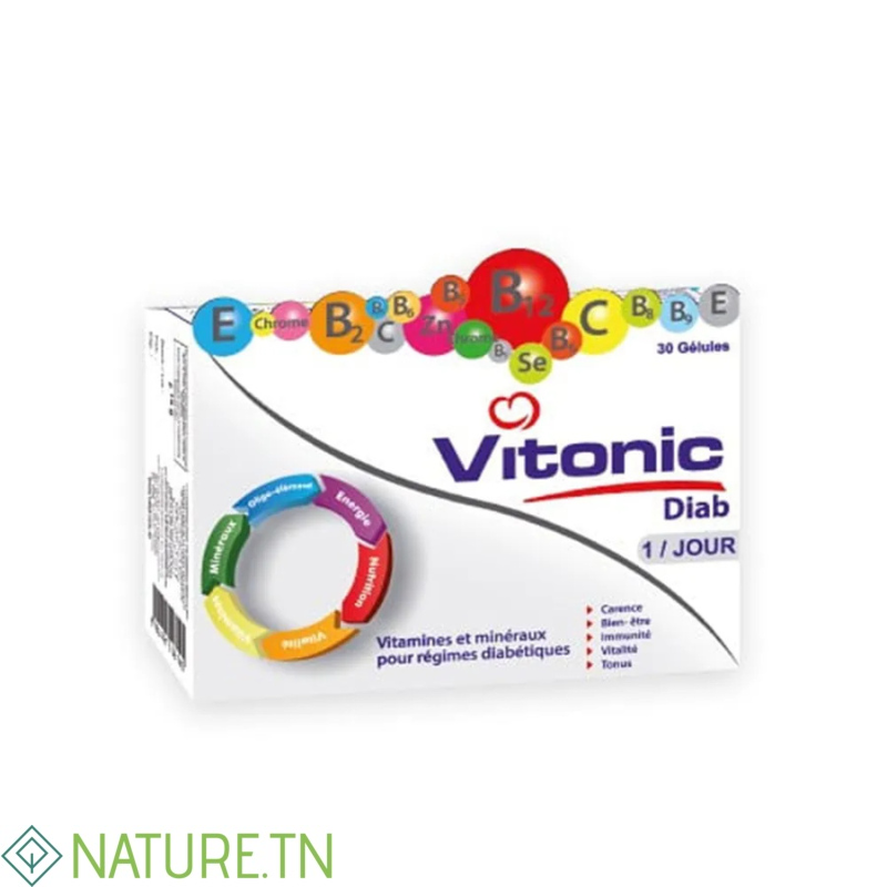 VITAL VITONIC DIAB 30 GELULES 1 VITAL VITONIC DIAB 30 GELULES 1